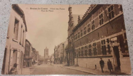 CPA - BRAINE-LE-COMTE - Hôtel Des Postes - Rue De Mons - 1931 - A Circulé - Non Timbrée - Braine-le-Comte