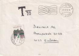 Taxierter Brief  Basel St.Clara - Birsfelden        1976 - Covers & Documents