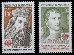 ANDORRA (FRANZ. POST) 1980 Nr 305-306 Postfrisch S1B3182 - Unused Stamps