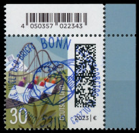 BRD BUND DS WELT DER BRIEFE Nr 3732 ESST ZENTR- X599C8E - Used Stamps