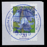 BRD BUND DS BLUMEN Nr 3432 Zentrisch Gestempelt Briefstück X599C9E - Gebruikt