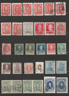Argentine - Argentina - Lot De 30 Timbres Du General José De San Martin - Used Stamps