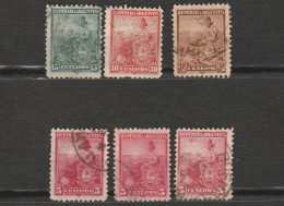 Argentine - Argentina - Lot De 6 Timbres Allégorie - Usados