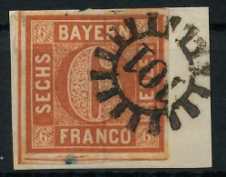 BAYERN MÜHLRADSTEMPEL AUF Nr 4II GMR 101 ZENTR- X6D3D66 - Used