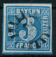 BAYERN MÜHLRADSTEMPEL AUF Nr 2II GMR _52 ZENTR- X6DDF92 - Used