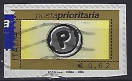 Italy 2003  Prioritatspost  (o) Mi.2804 V - 2001-10: Oblitérés