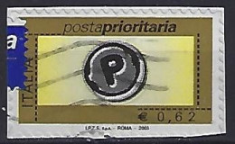 Italy 2003  Prioritatspost  (o) Mi.2804 V - 2001-10: Afgestempeld