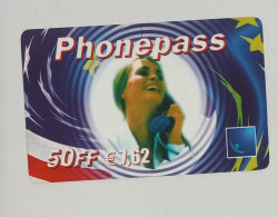 Télécarte Prépayée Phonepass 50FF 7,62€ - Andere & Zonder Classificatie