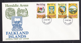 Falkland Islands - 1975 Heraldry / Arms Illustrated FDC - Falkland