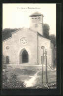 CPA Poncins, Eglise  - Sonstige & Ohne Zuordnung