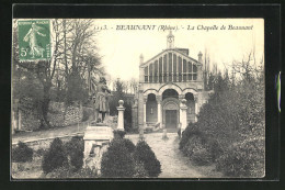 CPA Beaunant, La Chapelle Et La Statue De Jeanne D`Arc  - Autres & Non Classés