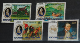 COOK ISLANDS 1984, Ausipex, Philatelic Exhibitions, Ships, Mi #1010-3, MNH**, CV: €14 - Boten