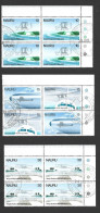 Nauru 1979 Flight Anniversary Set Of 4 In Top Right Corner Blocks Of 4 VFU - Nauru