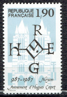 Millénaire De L'avènement De Hugues Capet - Unused Stamps