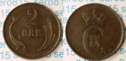 DÄNEMARK DENMARK 2 Oere 1874  (m079 - Denemarken