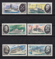 Russia - Soviet Union 1979 Mi.4906-4911 Research Vessels MNH Set  (83008 - Maritime