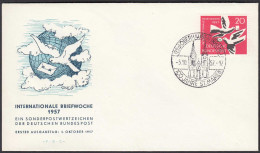 BRD Bund 1957 Mi. 276 Internationale Briefwoche Auf FDC   (23502 - Altri & Non Classificati
