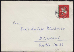BRD BUND 1958 Einzelfrankatur Mi. 287 Jugend 20 Pfennig Bad Nauheim  (23800 - Andere & Zonder Classificatie