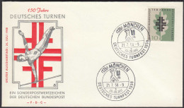 Germany BRD Bund 1958 Mi. 292 FDC 150 Jahre Deutsches Turnfest    (23509 - Otros & Sin Clasificación