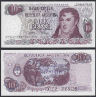 Argentinien - Argentina 10 Pesos 1970-73 Pick 295 UNC (1) Serie D  (32753 - Other - America