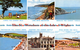 R143665 The Six Wonders Of The Isle Of Wight. The Photographic Greeting Card. Wo - Monde