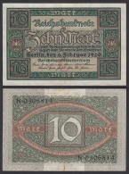 Reichsbanknote 20 Mark 1920 Ro 63a Pick 67 UDR: C Serie: N VF (3)   (29314 - Sonstige & Ohne Zuordnung