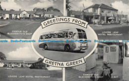 R142682 Greetings From Gretna Green. Valentines. Silveresque. 3059V. Multi View - Mundo