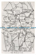 R142684 Map Of The English Lakeland. Abraham - Mundo
