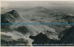 R143701 Crib Goch Moel Siabod Llyn Llydaw And Glaslyn From Snowdon - Mundo