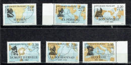 Grands Navigateurs Français : Duquesne, Suffren, La Pérouse, La Bourdonnais, Bougainville Et Dumont D'Urville - Neufs