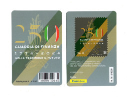 ITALIA  :  Tessera Filatelica - 250°del Corpo Della Guardia Di Finanza - 20.03.2024 - Cartes Philatéliques