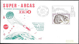 France Kourou Space Cover 1974. EXAMETNET Super Arcas Launch. Meteorology ##07 - Europa