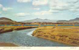 R143724 Snowdon From Llanfihangeltraethau. Harlech. Jarrold. Cotman Color. 1962 - Monde