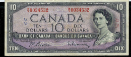 CANADA : 10 Dollars  - De 1954 - Mountain  - N° 0034532 - Kanada