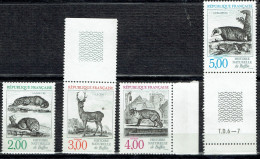 Nature De France : Animaux De L'"Histoire Naturelle" De Buffon : Loutre, Cerf, Renard Et Blaireau - Unused Stamps