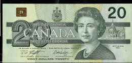 CANADA : 20 Dollars  - De 1991 - Huart à Collier -   - N° EWG8402870 - Kanada