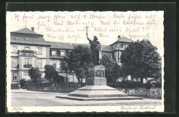 AK Fulda, Am Bonifacius-Denkmal  - Fulda