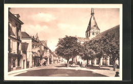 CPA Selles-sur-Cher, L`Eglise Et La Place De L`Eglise  - Selles Sur Cher
