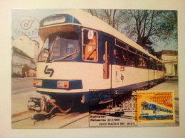 Carte Postale Premier Jour D''Autriche : Tramway De Wien, Vienne - Maximumkaarten