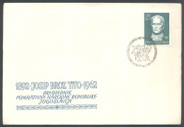 .Yugoslavia, 1962-05-25, Serbia, Beograd, Josip Broz Tito, Special Cover & Postmark - Andere & Zonder Classificatie