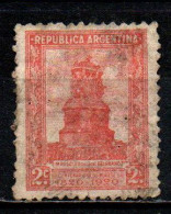 ARGENTINA - 1920 - MAUSOLEO DI BELGRANO - USATO - Oblitérés