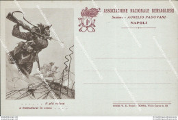Cb132 Cartolina Militare Associazione Nazionale Bersaglieri Napoli - Régiments