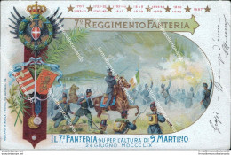 Cb133 Cartolina Militare 7 Reggimento Fanteria S.martino Www1 1 Guerra - Regimente