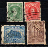 ARGENTINA - 1926 - RIVADAVIA - SAN MARTIN E PALAZZO DELLE POSTE - USATI - Usados