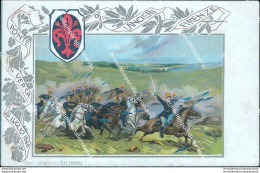 Bv32 Cartolina Miliare  9 Regg. Cavalleria Lancieri Firenze  Prima Guerra Www1 - Régiments