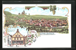 Lithographie Kappelrodeck, Handlung Von August Roth, Panorama  - Sonstige & Ohne Zuordnung