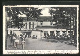 AK Gotha, Rennbahn-Restaurant Mit Terrasse  - Gotha