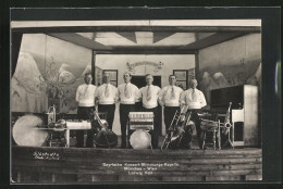 Foto-AK Augsburg, Bayrische Konzert-Stimmungs-Kapelle Ludwig Holl  - Augsburg