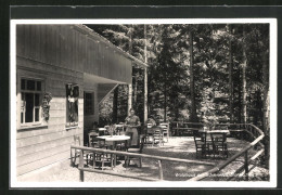 Foto-AK Sonthofen, Gasthaus Am Schleierfall, Starzlachklamm  - Sonthofen