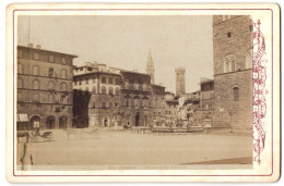 Foto Unbekannter Fotograf, Ansicht Firenze, Piazza Della Signoria  - Lieux